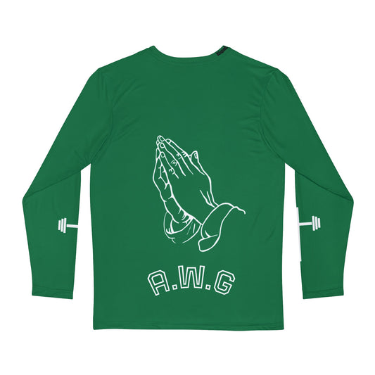 I Can do All things Through Christ - Unisex Long Sleeve - Dark Green/White