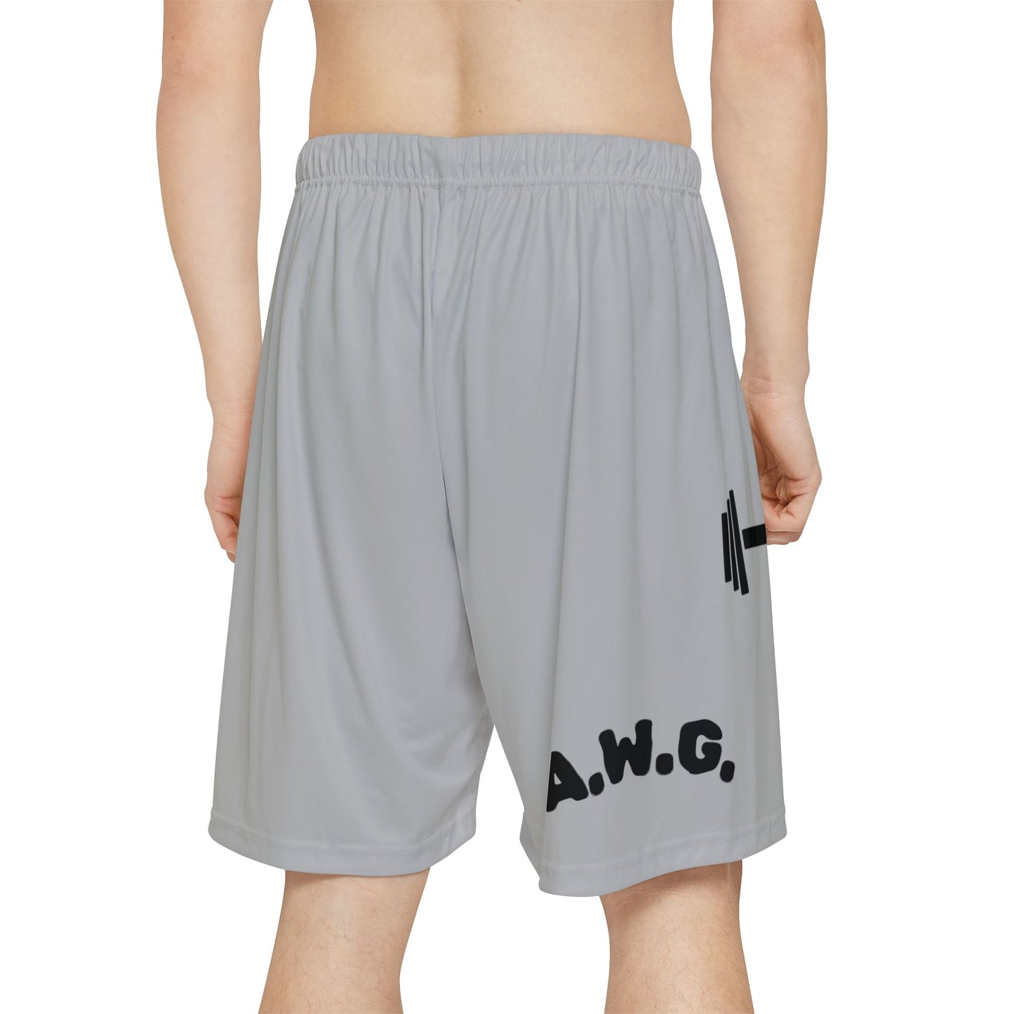 Gym Shorts - Light Grey/Black