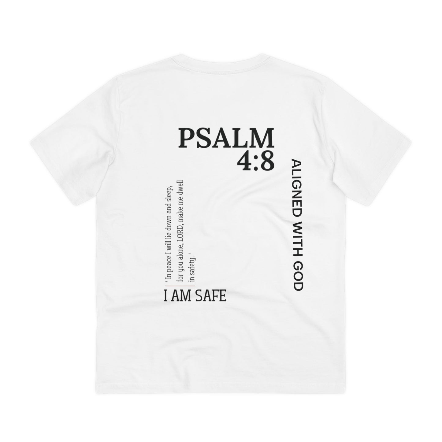 Psalm 4:8 - Men's T-Shirt