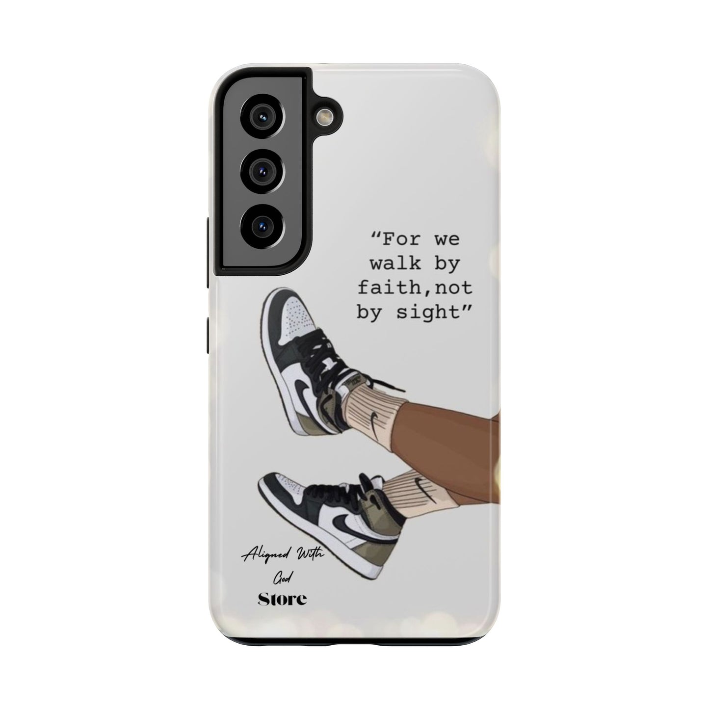 Walk by Faith - Universal Phone Case