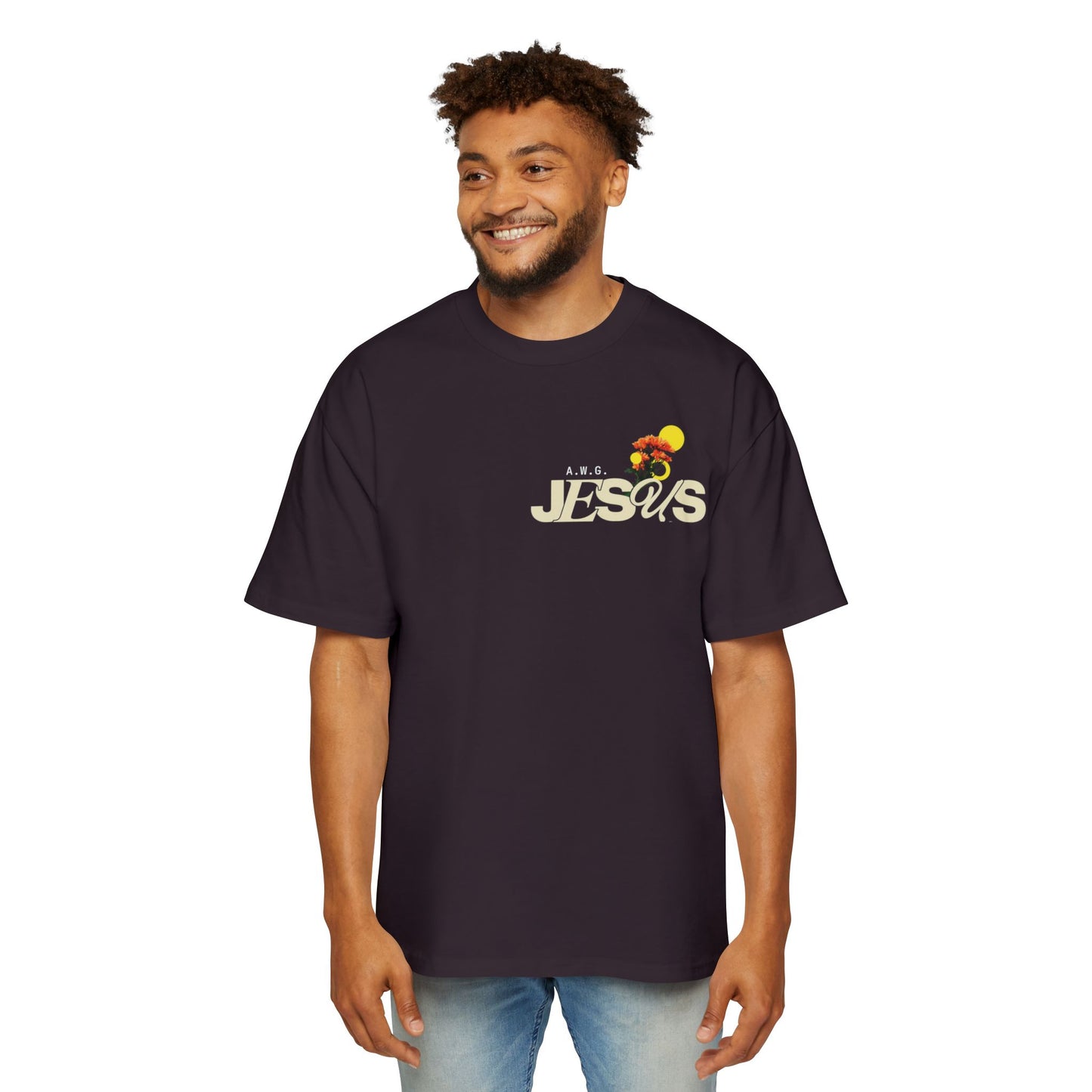 Jesus my refuge & strength - Oversized Tee