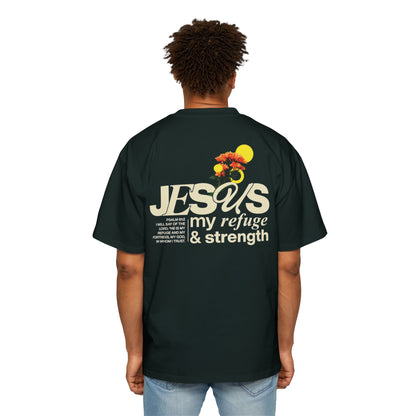 Jesus my refuge & strength - Oversized Tee