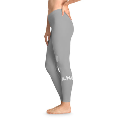Ankle-Length Leggings - Light Grey