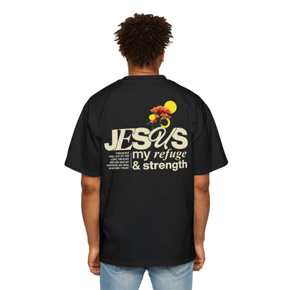 Jesus my refuge & strength - Oversized Tee