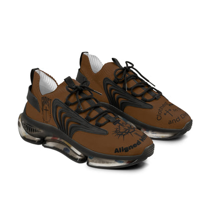 Men's Mesh Sneakers — Brown/White & Brown/Black Athletic Shoes
