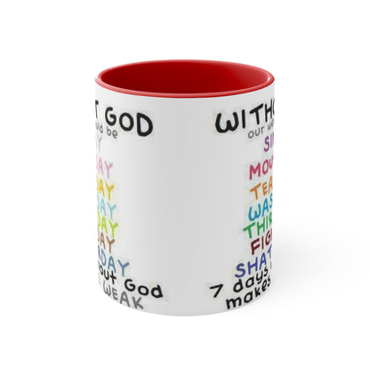 Without God - Accent Mugs