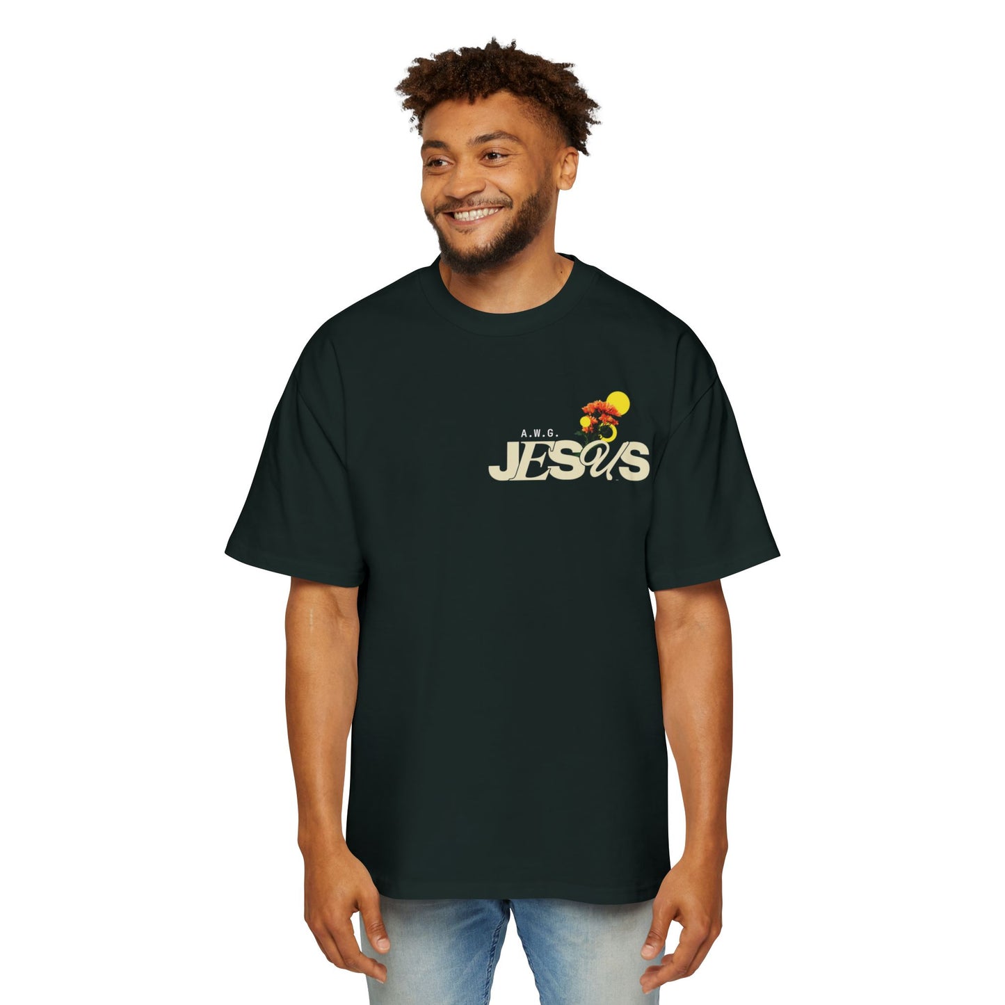 Jesus my refuge & strength - Oversized Tee