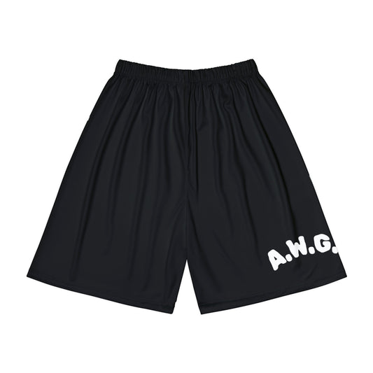 Gym Shorts - Black/White