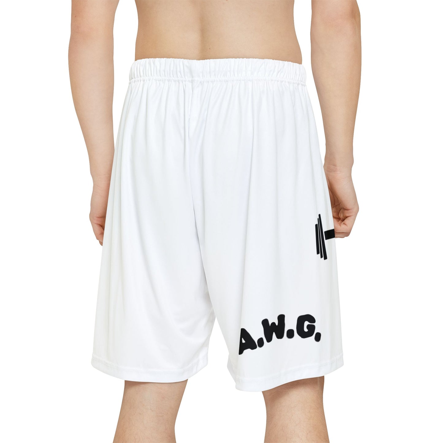 Gym Shorts - White/Black