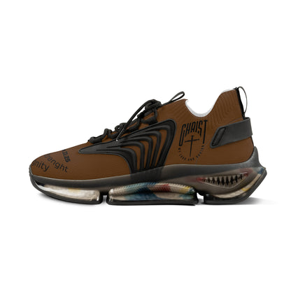 Men's Mesh Sneakers — Brown/White & Brown/Black Athletic Shoes