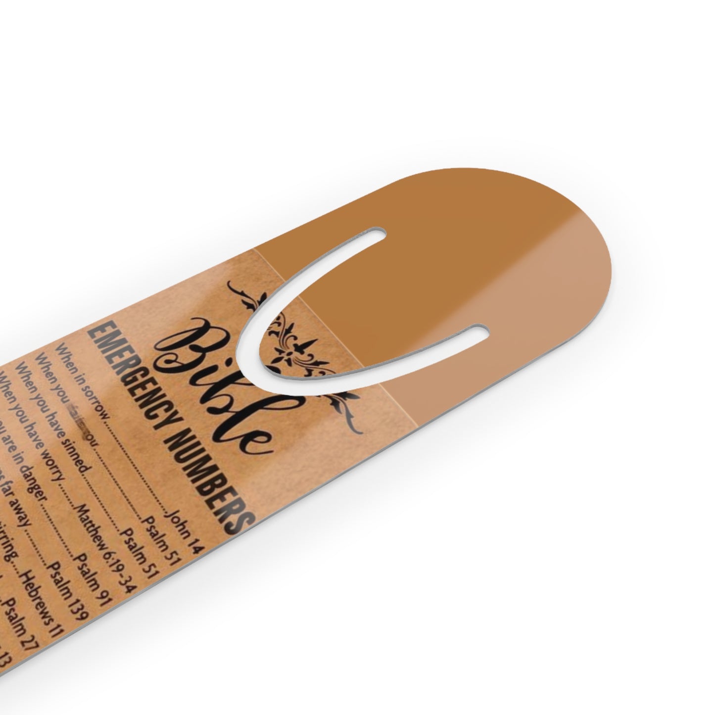 Bible Emergency Numbers - Bookmark