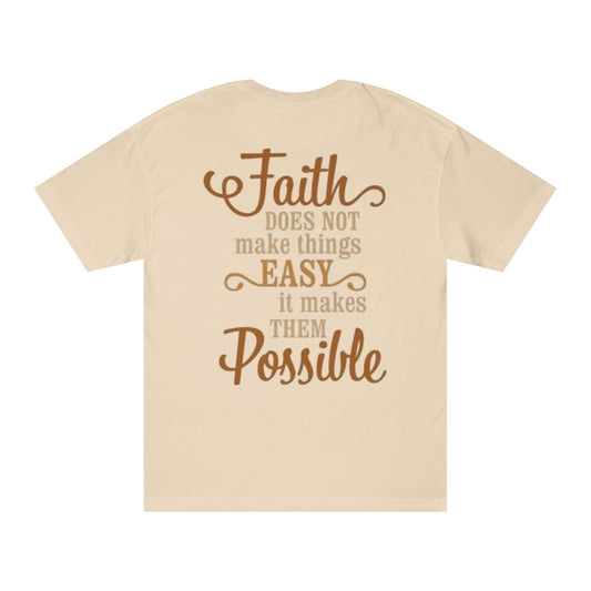 Faith Luke 1:37 Classic Tee - Style #3