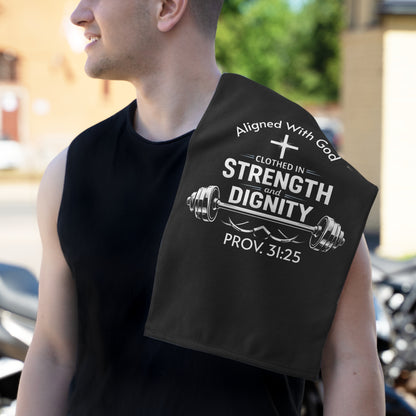Gym Towel (Prov. 31:25)