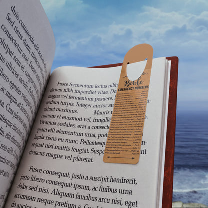 Bible Emergency Numbers - Bookmark