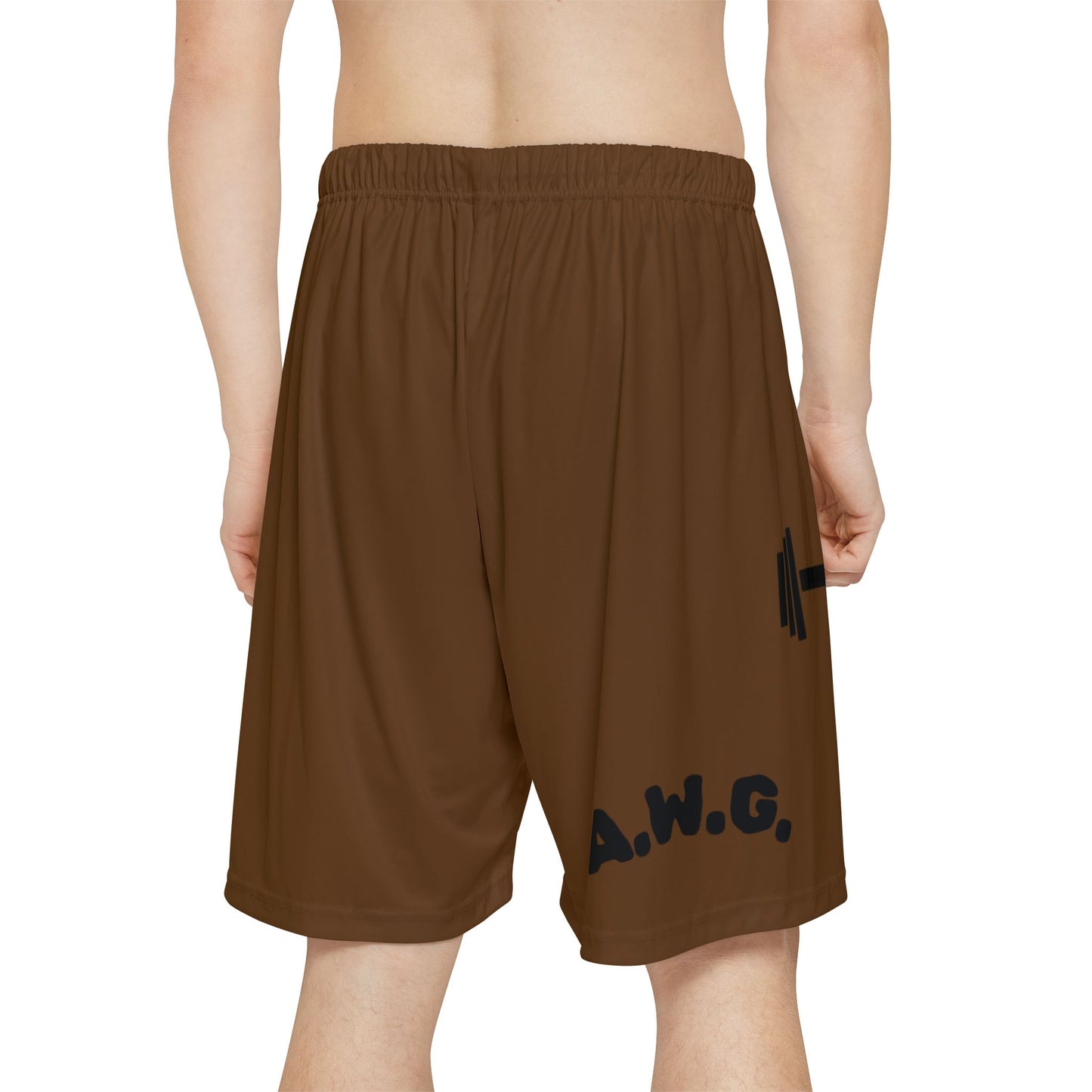 Gym Shorts - Brown/Black