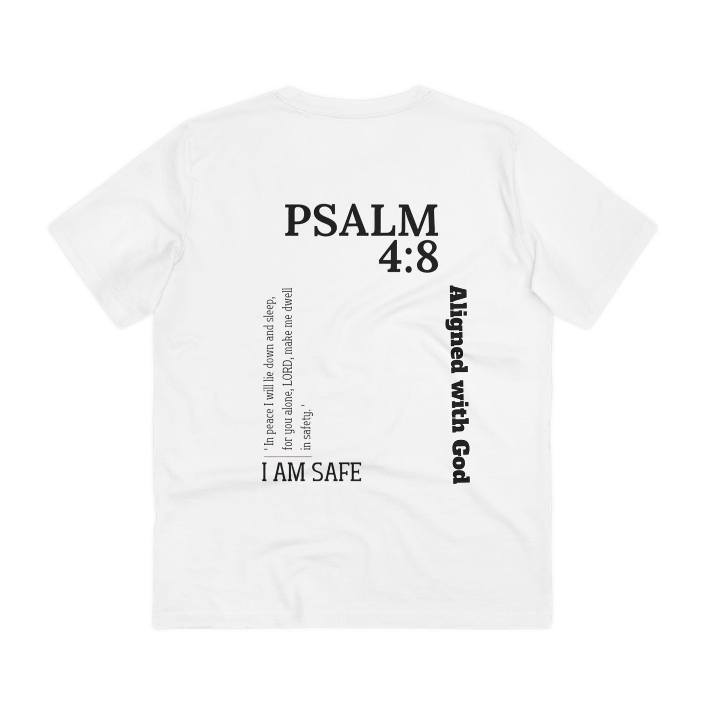 Psalm 4:8 - Men's T-Shirt