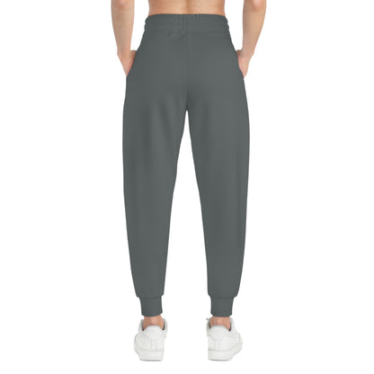 Athletic Joggers - Dark Grey/White