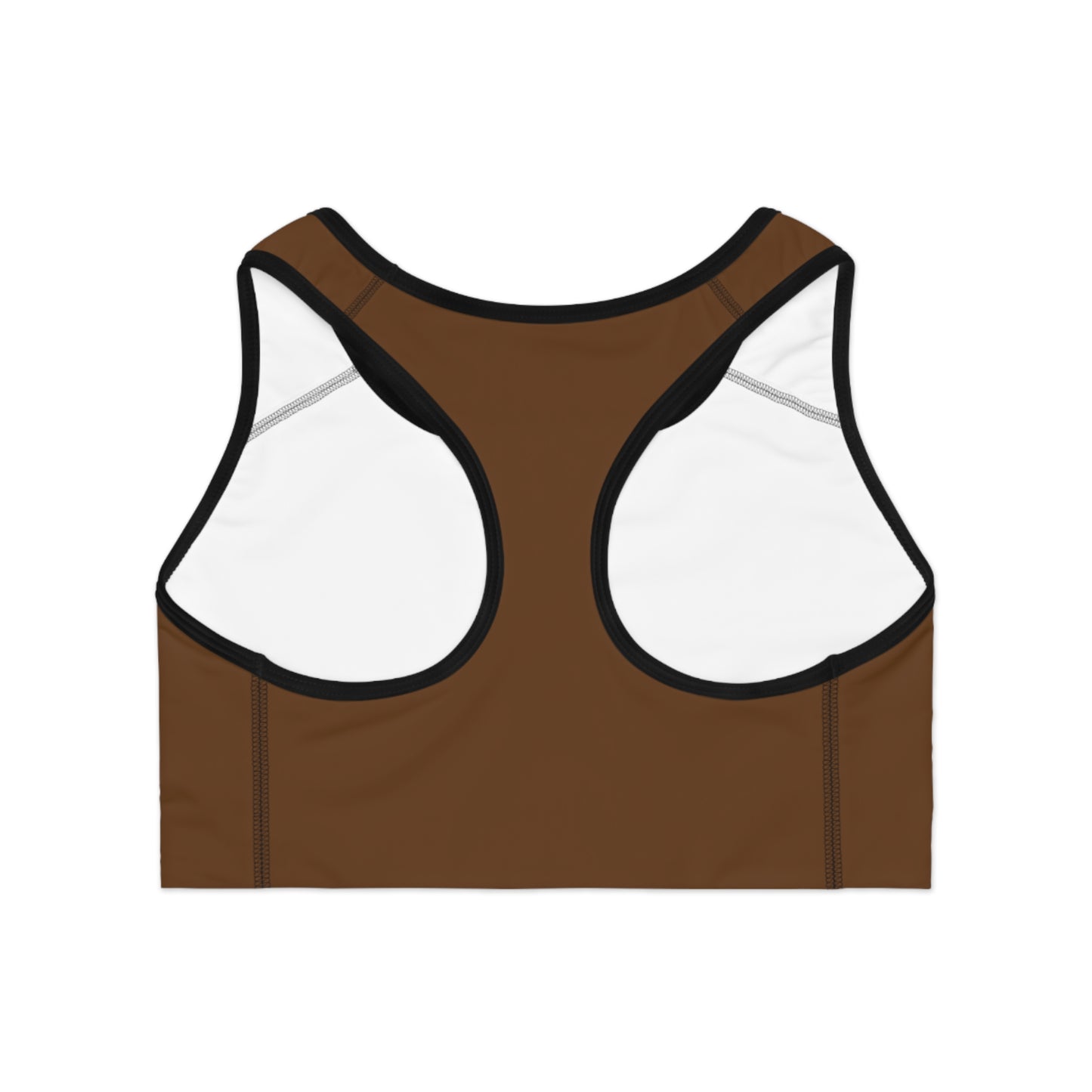 Layering Sports Bra - Brown/Black