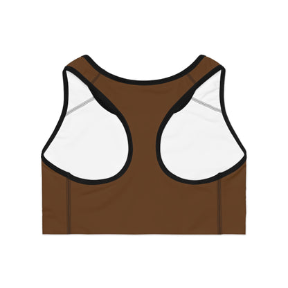 Layering Sports Bra - Brown/Black