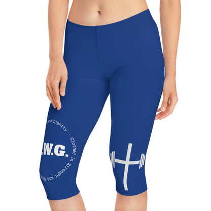 Capri Leggings - Dark Blue