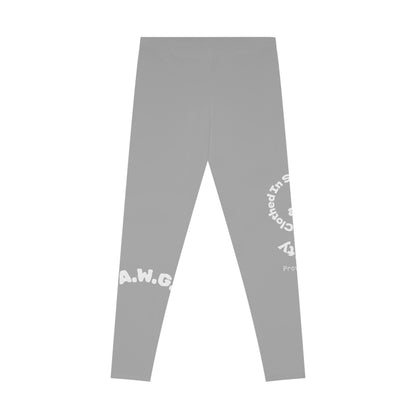 Ankle-Length Leggings - Light Grey