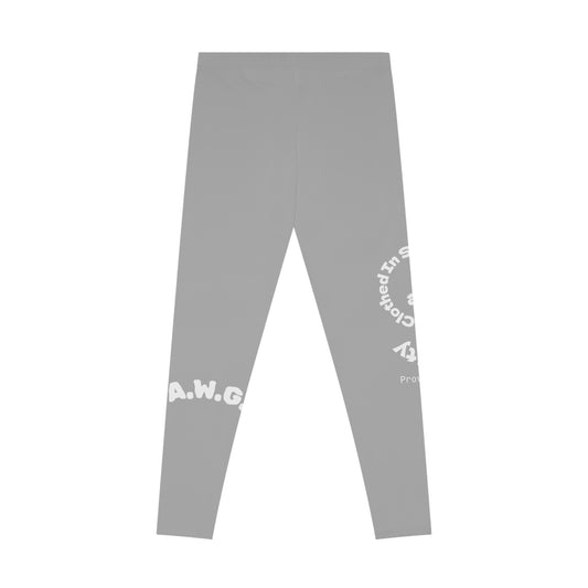 Ankle-Length Leggings - Light Grey