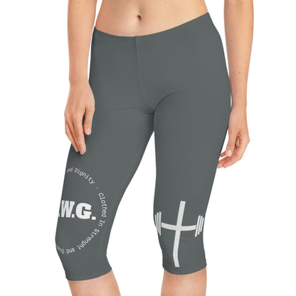 Capri Leggings - Dark Grey