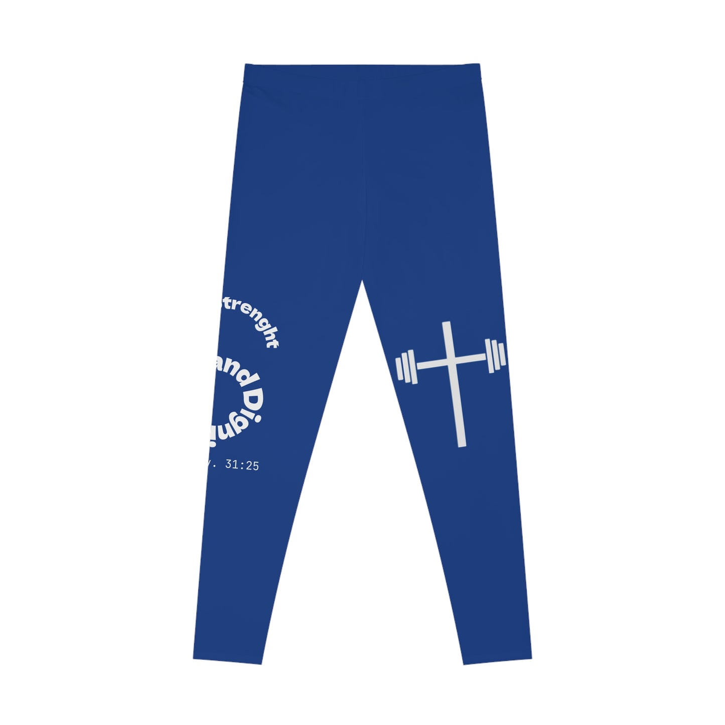 Ankle-Length Leggings - Dark Blue