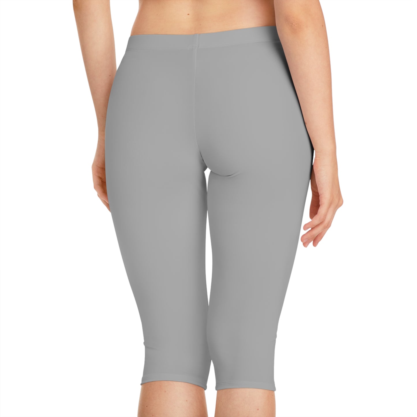 Capri Leggings - Light Grey