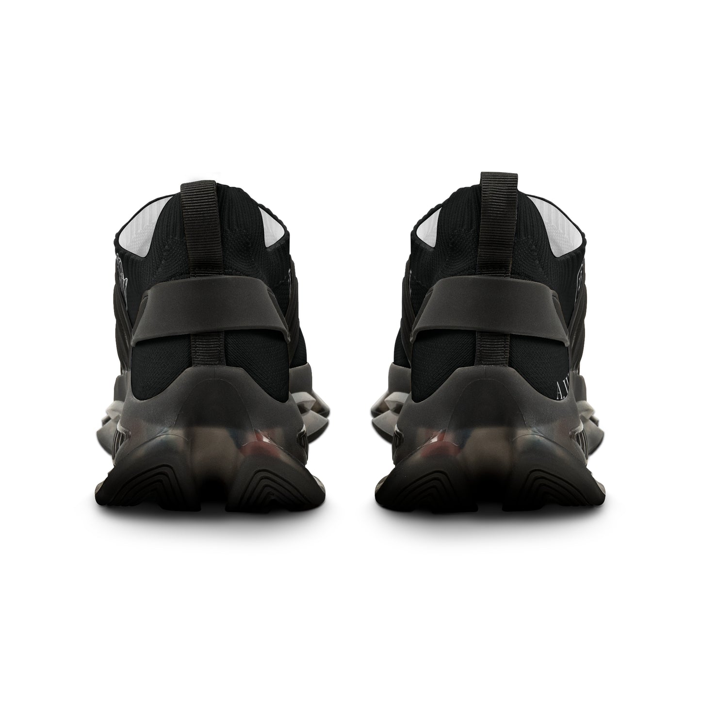 Walk by Faith Men's Mesh Sneakers — Black/White Athletic Faith Shoes