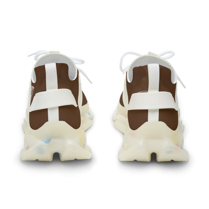 Men's Mesh Sneakers — Brown/White & Brown/Black Athletic Shoes