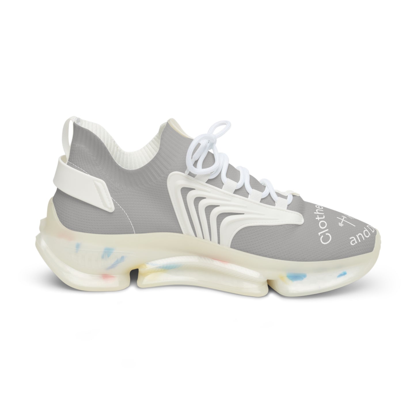 Men's Mesh Sneakers — Light Grey/White & Dark Grey/Black Athletic Shoes