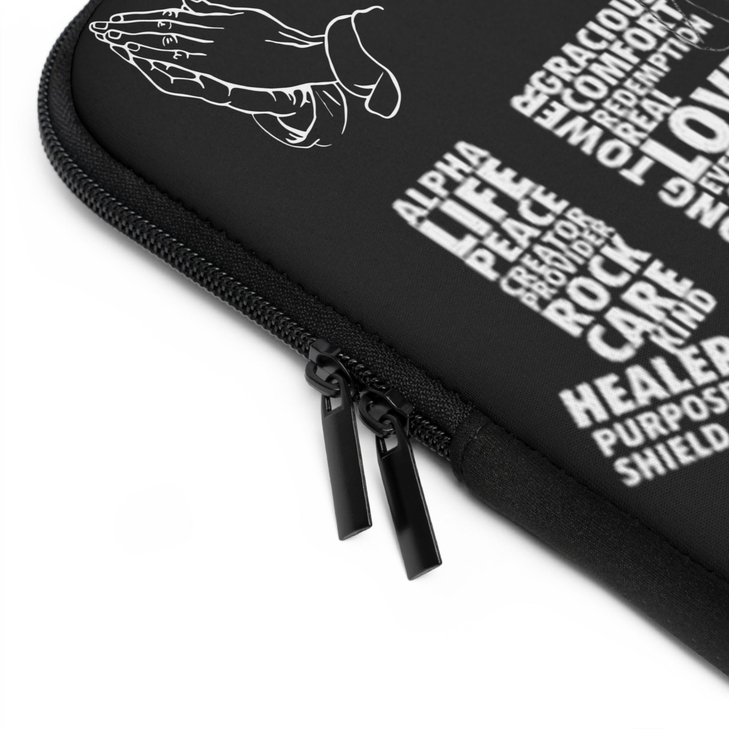 Jesus Laptop Sleeve - Black