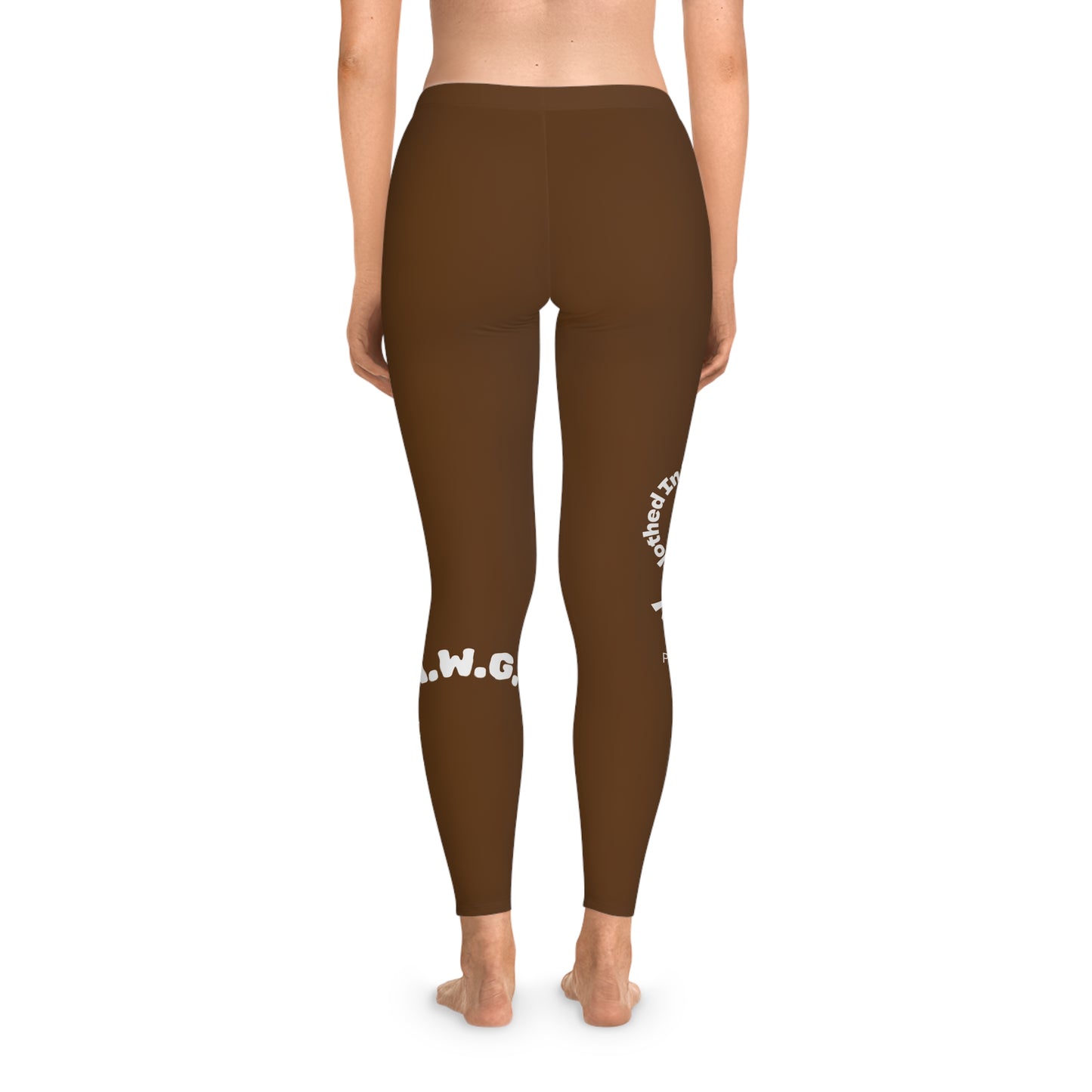 Ankle-Length Leggings - Brown