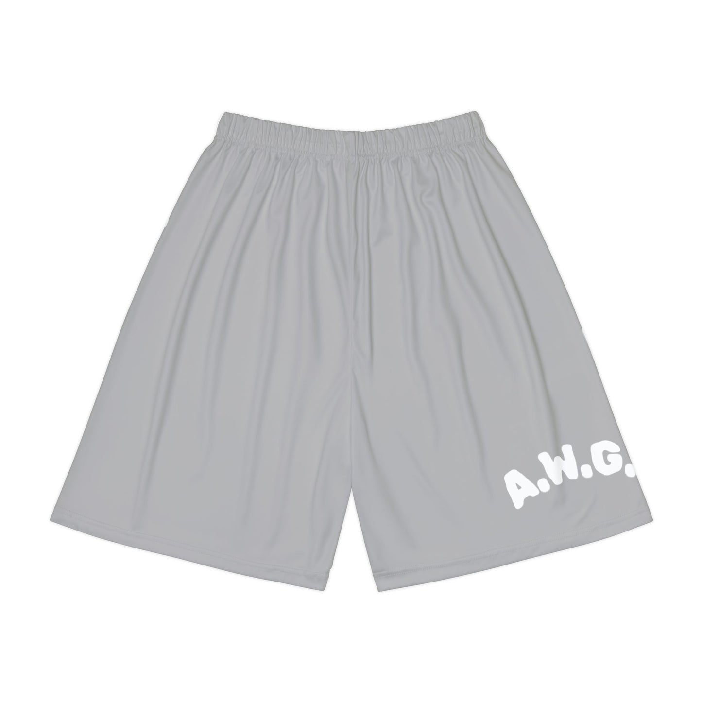Gym Shorts - Light Grey/White