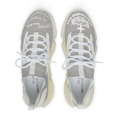 Men's Mesh Sneakers — Light Grey/White & Dark Grey/Black Athletic Shoes
