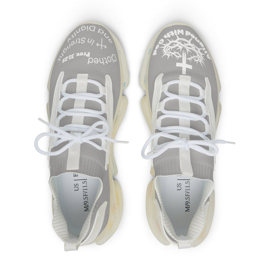 Men's Mesh Sneakers — Light Grey/White & Dark Grey/Black Athletic Shoes