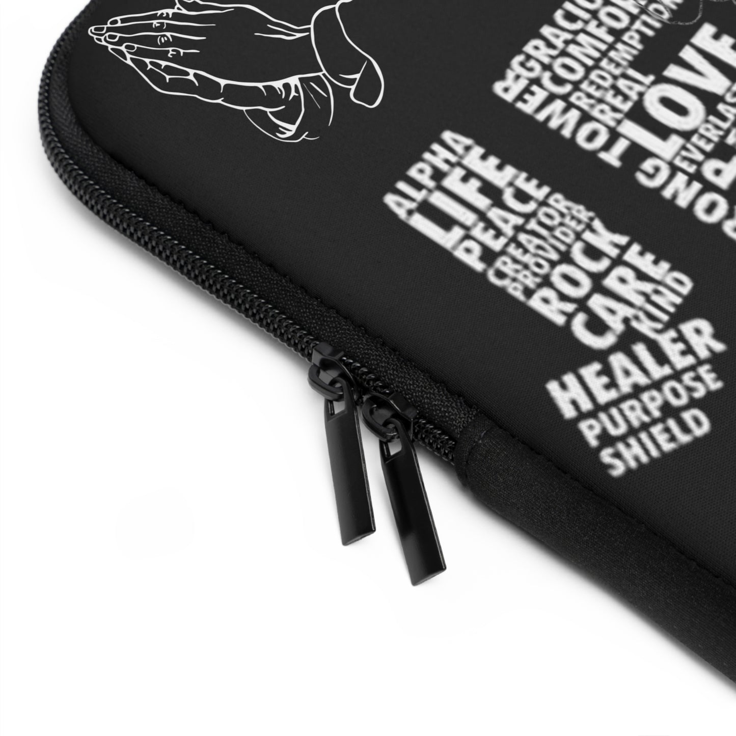 Jesus Laptop Sleeve - Black