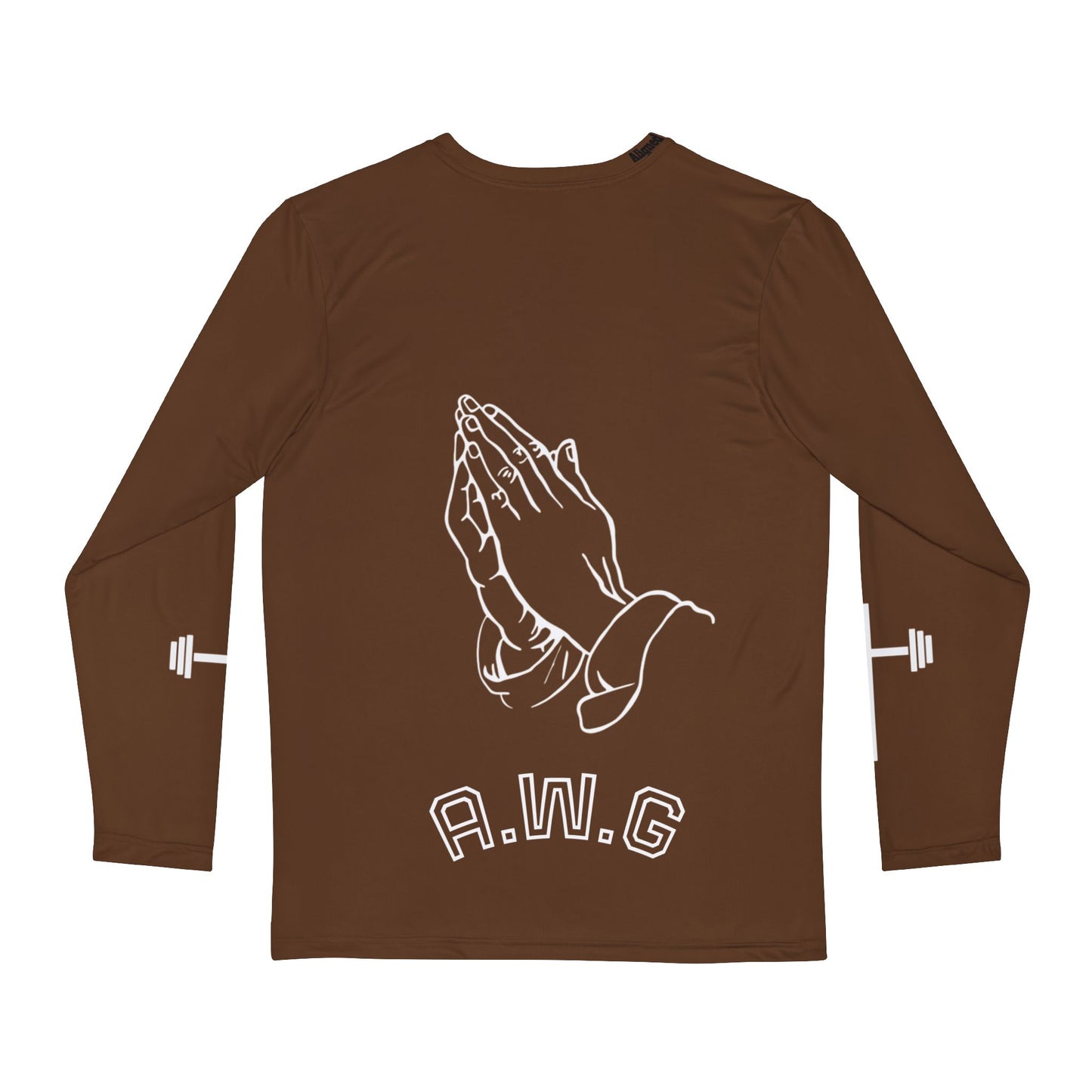 I Can do All things Through Christ - Unisex Long Sleeve - Brown/White