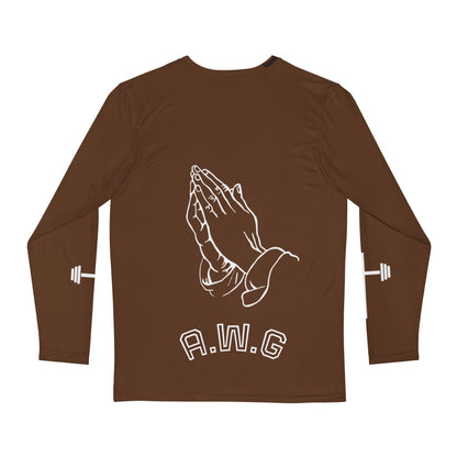 I Can do All things Through Christ - Unisex Long Sleeve - Brown/White