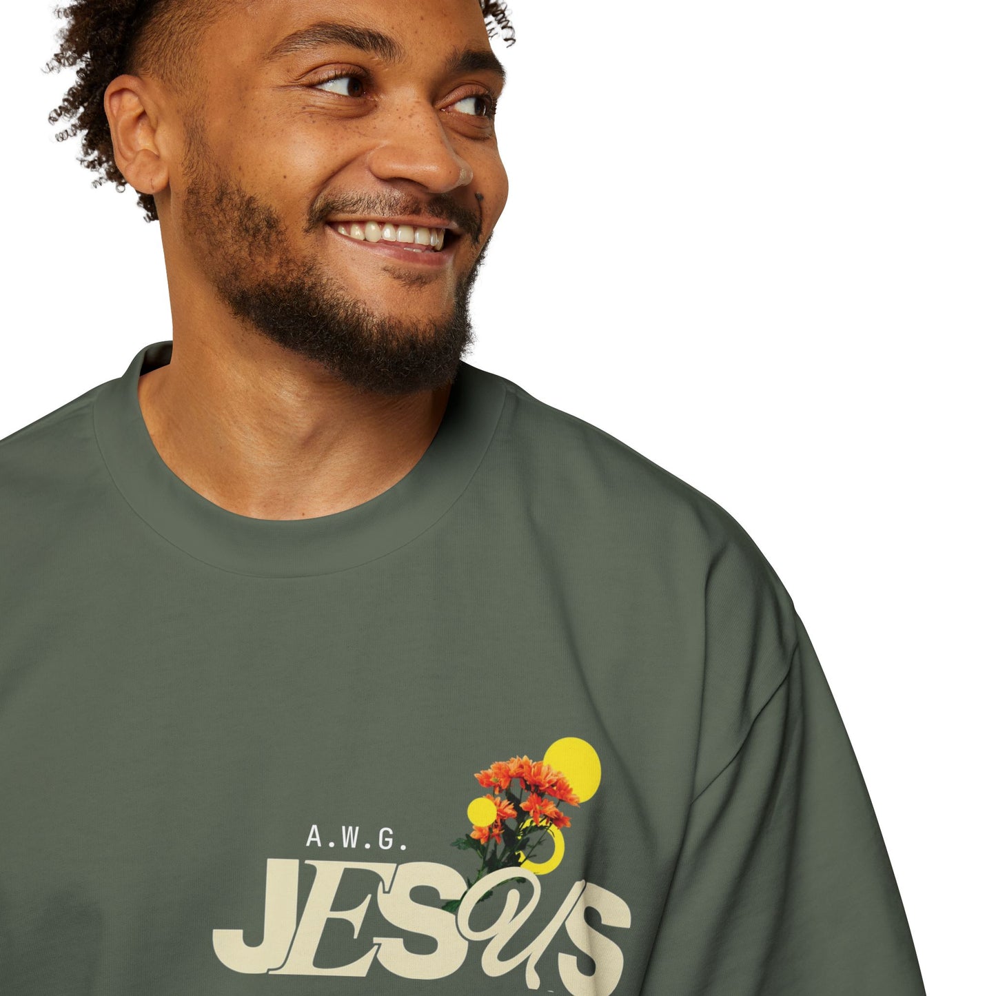 Jesus my refuge & strength - Oversized Tee