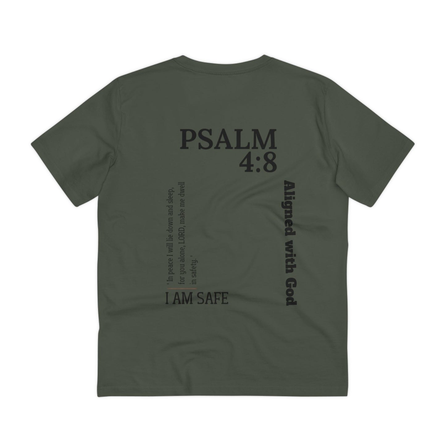 Psalm 4:8 - Men's T-Shirt