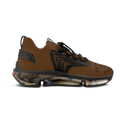 Men's Mesh Sneakers — Brown/White & Brown/Black Athletic Shoes
