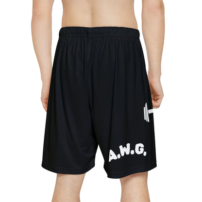 Gym Shorts - Black/White