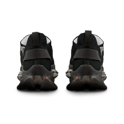 Men's Mesh Sneakers — Black/White & Black/White Athletic Shoes