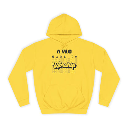 Made to Worship Unisex Hoodie - Religious Christian College Sweatshirt