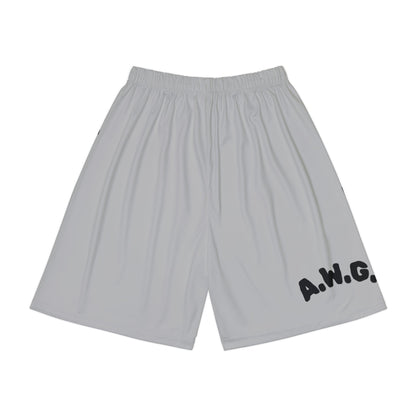 Gym Shorts - Light Grey/Black