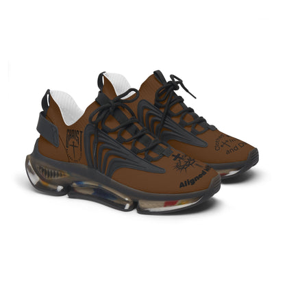 Women's Mesh Sneakers — Brown/White & Brown/Black Athletic Shoes