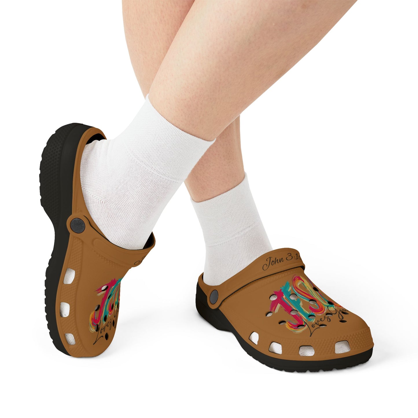 Jesus Loves You - Lightweight EVA Clogs
