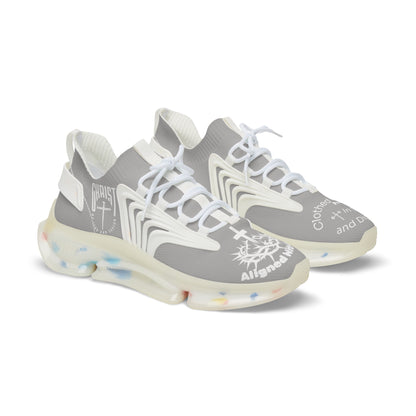 Men's Mesh Sneakers — Light Grey/White & Dark Grey/Black Athletic Shoes